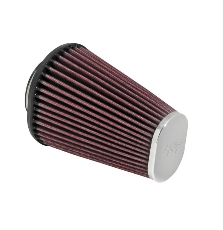K and N RC-3680 Car and Motorcycle Universal Chrome Filter