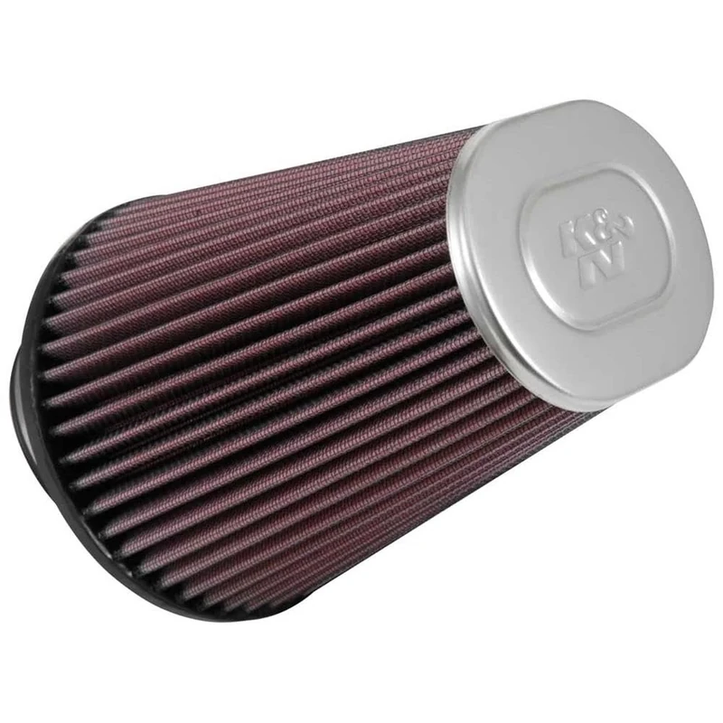 K&N Universal Clamp-On Air Filter: High Performance, Premium, Washable, Replacement Filter: Flange Diameter: 3.5 In, Filter Height: 7 In, Flange Length: 1.75 In, Shape: Oval Straight, RF-1033