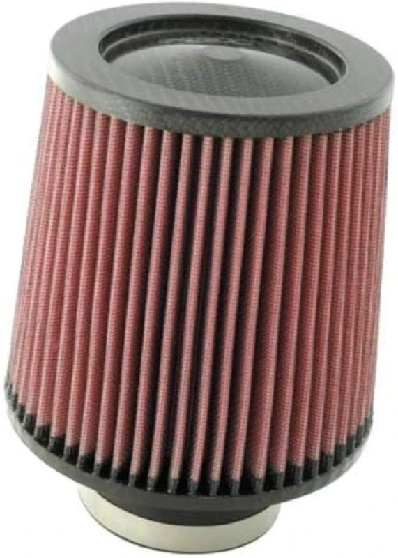 K&N Universal Clamp-On Air Filter: High Performance, Premium, Washable, Replacement Filter: Flange Diameter: 3 In, Filter Height: 6 In, Flange Length: 1.75 In, Shape: Round Tapered, RF-1047