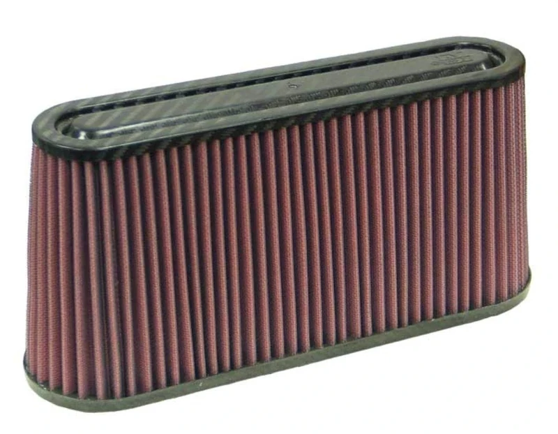 K&N Filters RF-1050 Car and Motorcycle Universal Air Filter with Carbon Fiber Top