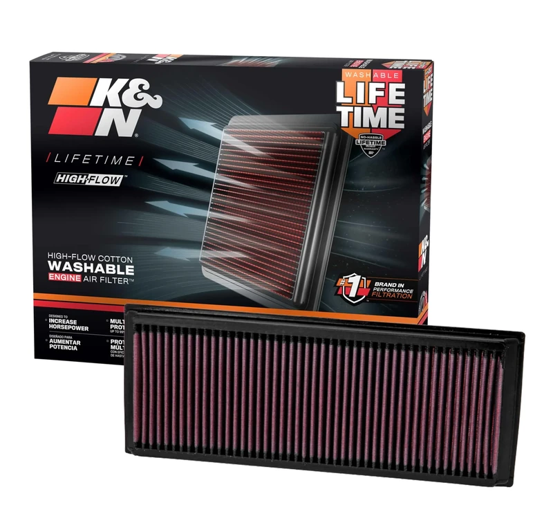 K&N Engine Air Filter: High Performance, Washable Replacement Filter: Compatible 1998-2015 Mercedes Benz (G550, R500, S400 Hybrid, C300, G500, GL 450, GL 500, GL 550, and more select models), 33-2181