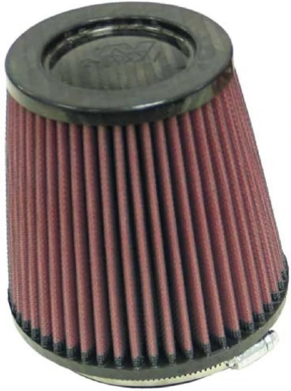K&N Universal Air Filter - Carbon Fiber Top: High Performance, Premium, Replacement Filter: Flange Diameter: 4 In, Filter Height: 5.5 In, Flange Length: 0.625 In, Shape: Round Tapered, RP-4660