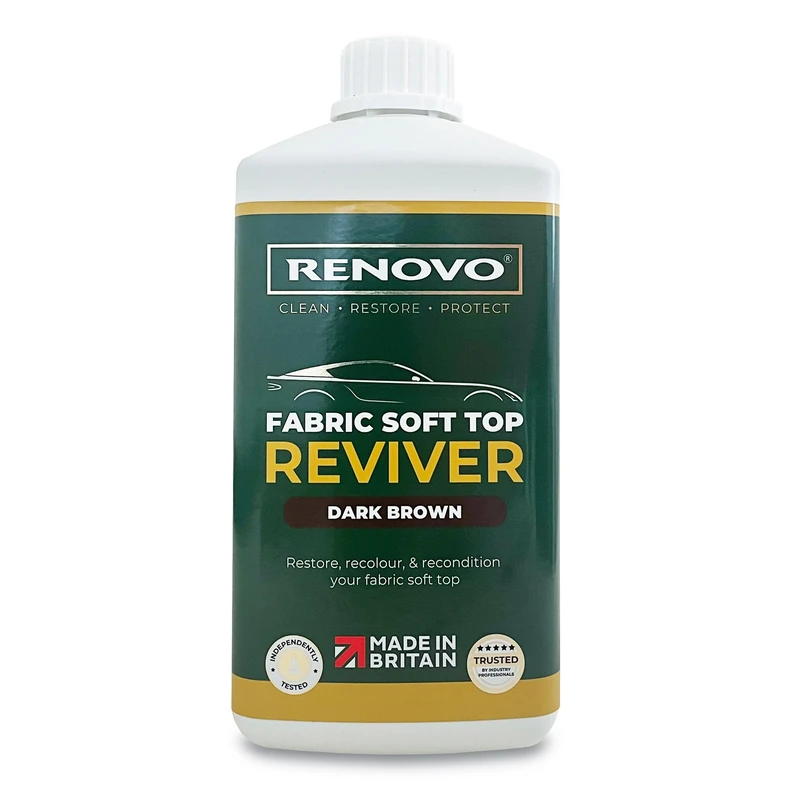 Renovo International RHRBRO1124 Soft Top Reviver, 1 Litre, Dark Brown