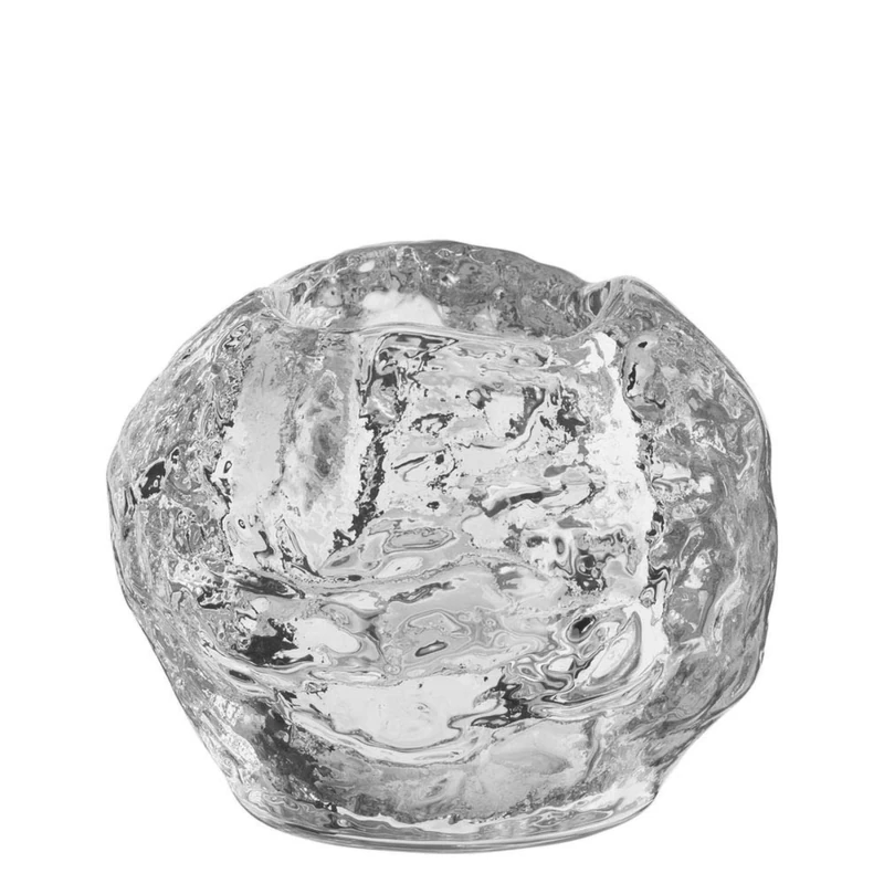 Kosta Boda Snowball Votive, Clear, 70mm - Image 1
