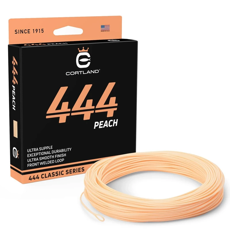 Cortland 444 Floating Weight Forward Peach Fly Line #3 - Image 1