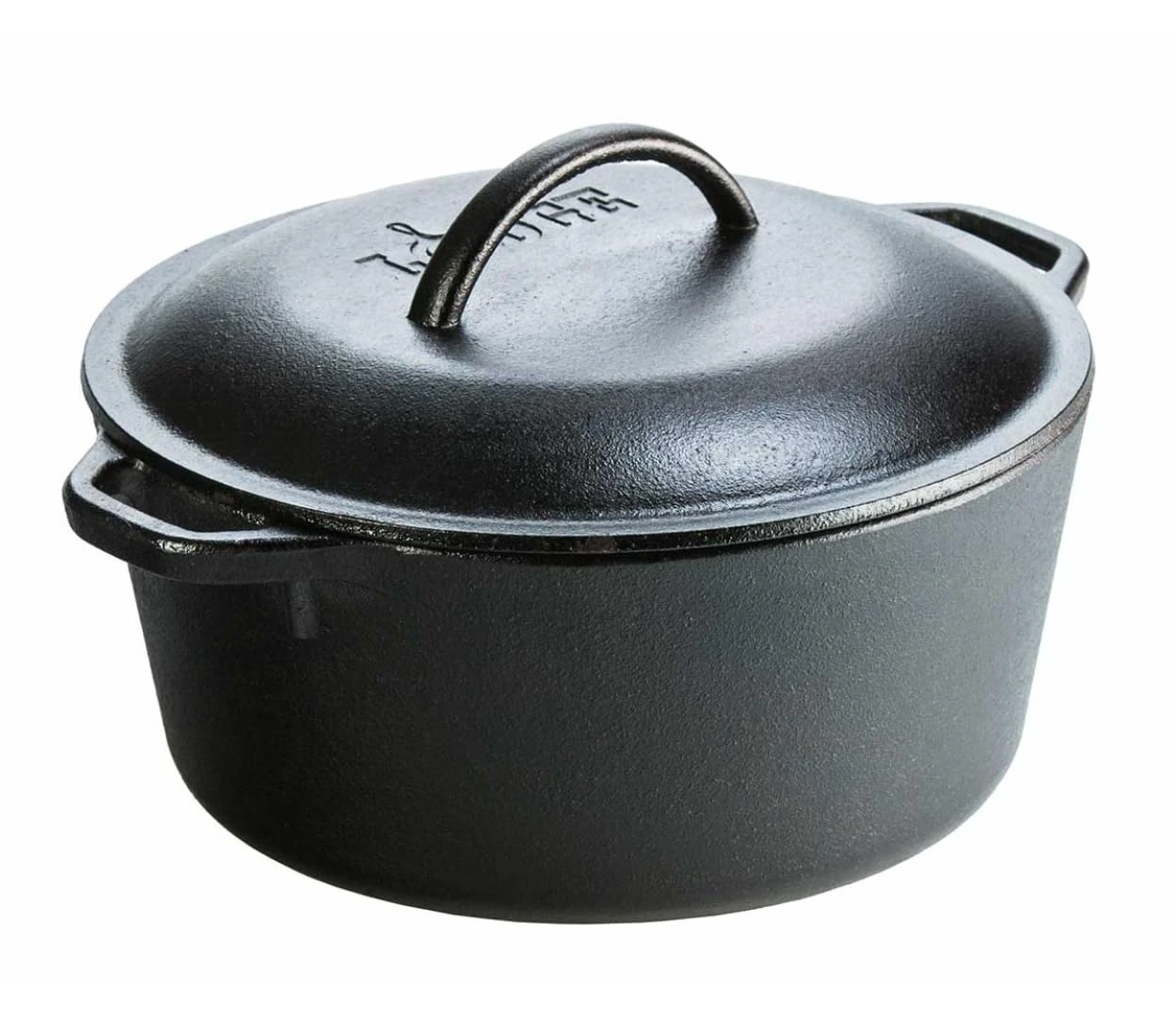 Lodge Dutch Oven, 5 qt, Black, 17L8DOL3