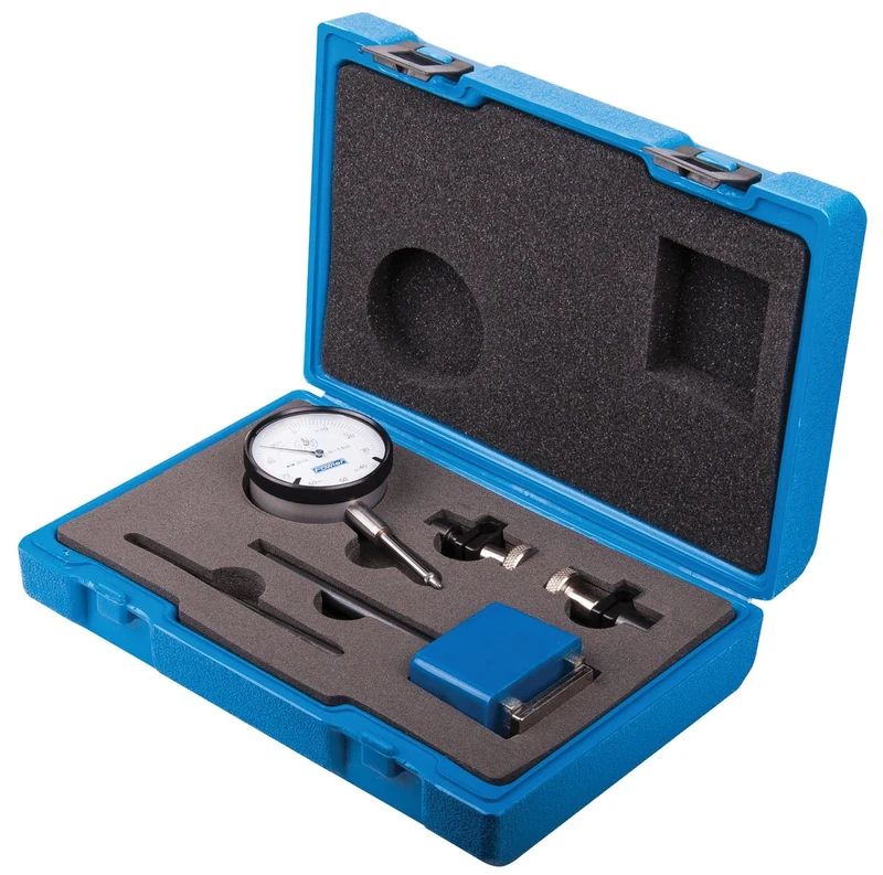Fowler 52-520-707 Long Range Indicator Test Set, 1" Maximum Measuring Range, 0-100 Reading, 0.001" Graduation Interval, 2.25" Diameter