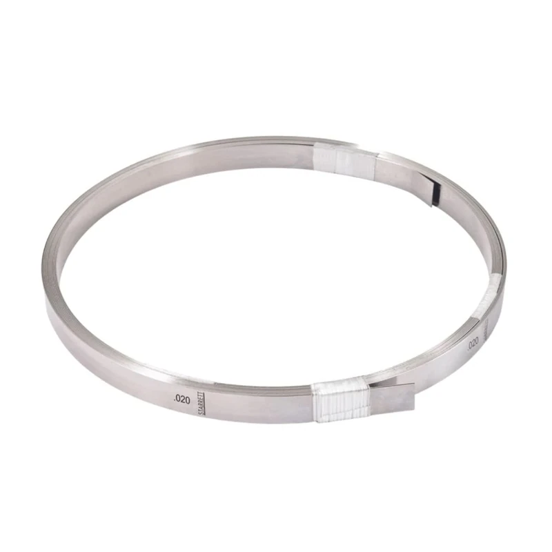 Starrett 666-20 Steel Thickness Feeler Gage Coil, 0.020" Thickness, 1/2" Width, 20" Length - Image 1