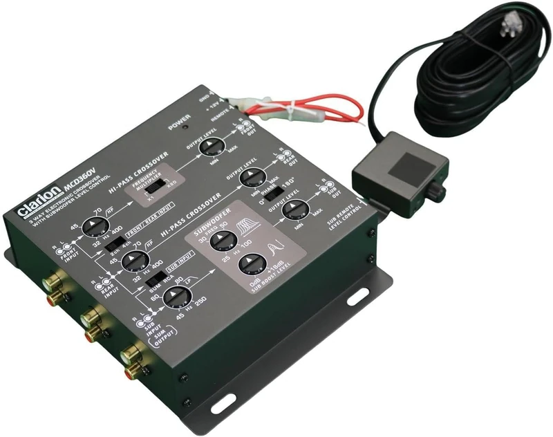 Clarion MCD360 6-Channel Electronic Crossover & Subwoofer EQ - Image 1