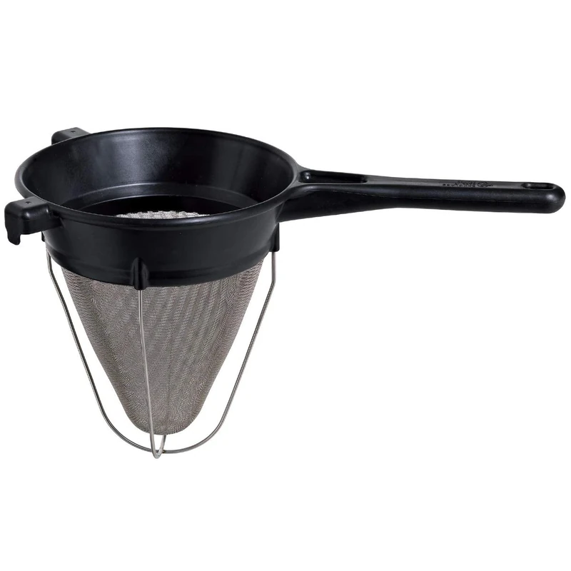 Matfer Bourgeat Chinois Passing Strainer 8 inch/203(Dia)mm, Heat Resistant Exoglass Handle, Soups Purees Conical Sieve, Professional and Home Use | W693