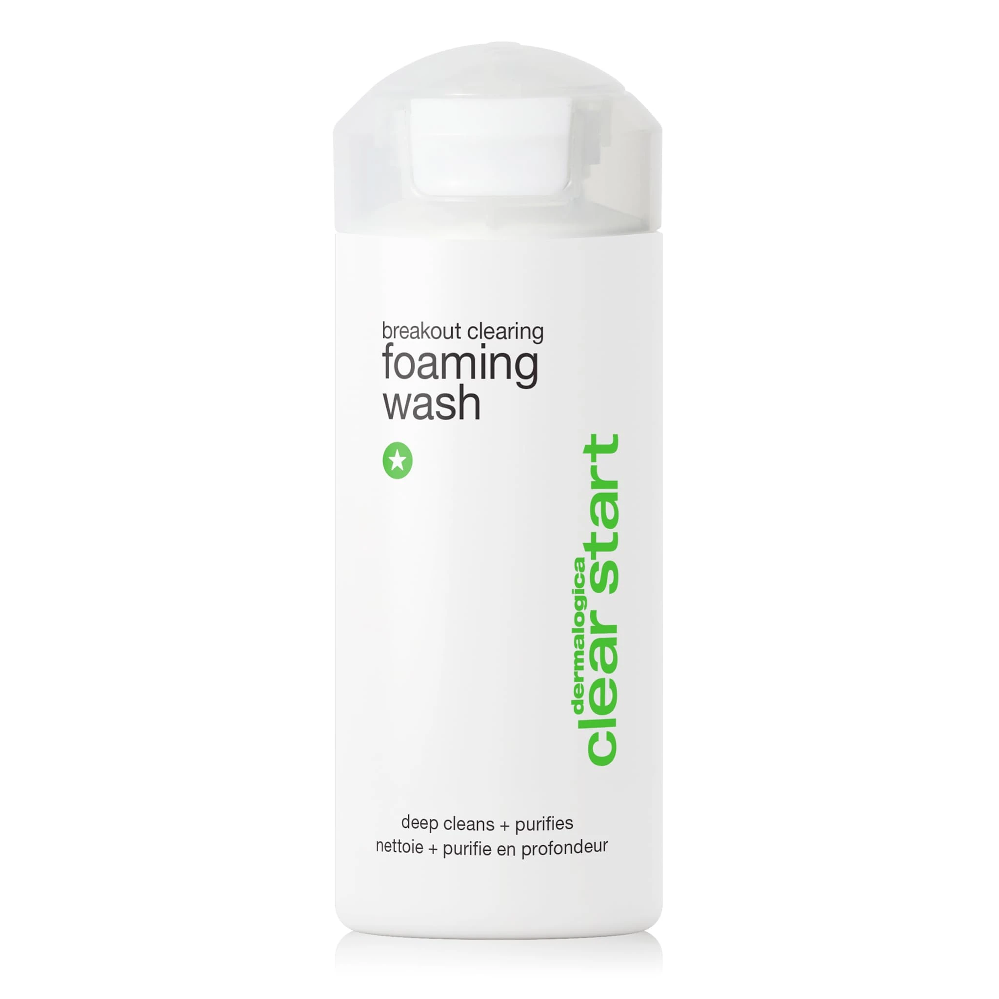 Dermalogica Breakout Clearing Foaming Wash 177ml - Fights Breakouts, Cleans & Removes Dead Skin Cells, Dirt & Excess Oils, Purifies Skin, for Face, Back & Neck, Suits All Skin Types