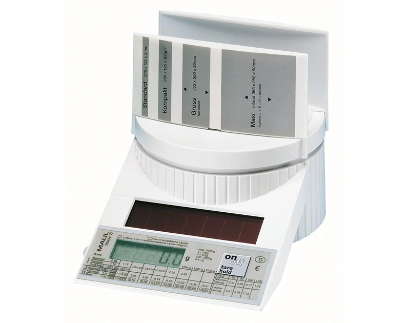 Maul Postage 1513102 Solar Scales MAULtronic S Porto, 2000 g White - Image 1