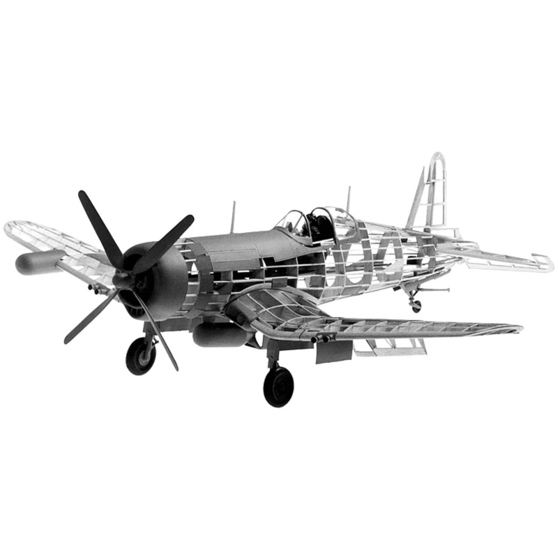 Guillow's Vought F4U-4 Corsair 1004 Powered Balsa Flying Model Kit - Image 1