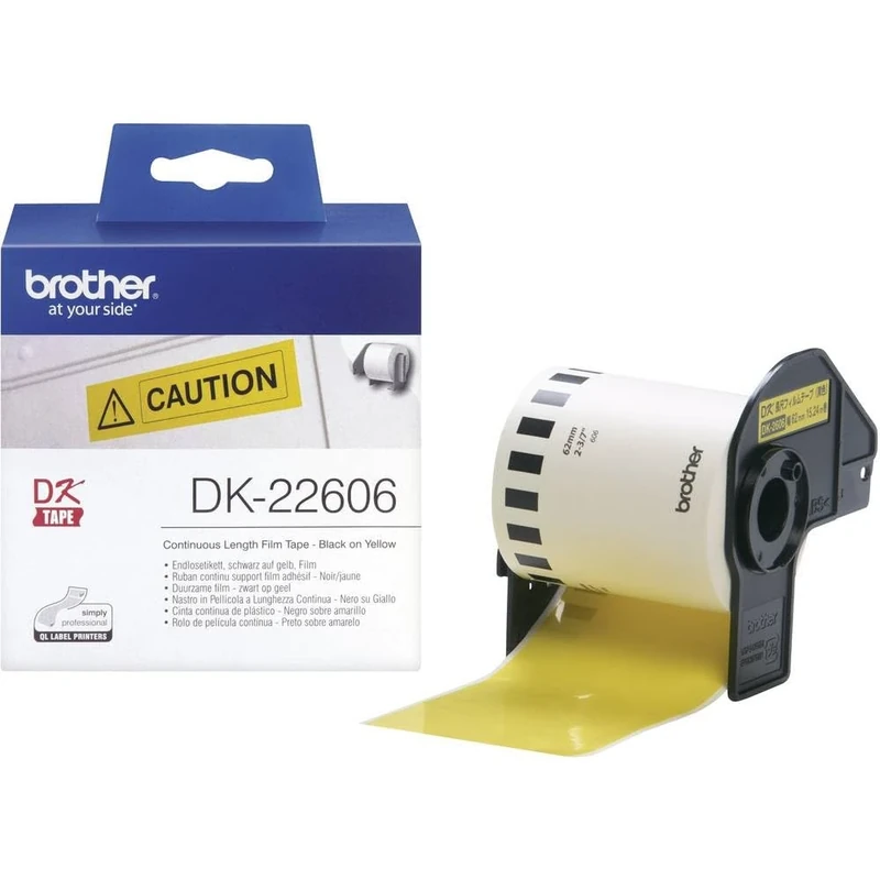 Brother DK-22606 - Film - Yellow - Roll (6.2 cm x 15.2 m)