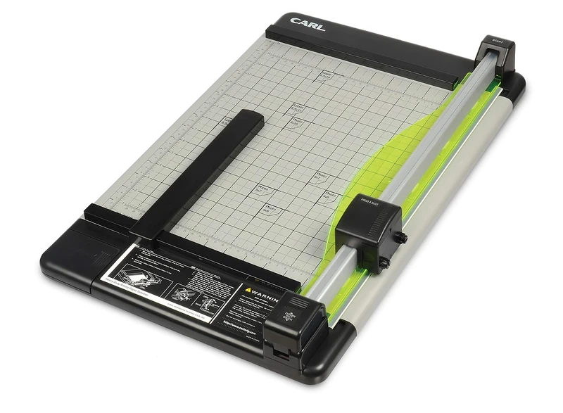 Carl Manufacturing 12220 HVY-Duty Paper Trimmer 15-Inch 36 Sht Cap. 14-Inch x15-1/4-Inch x3/4-Inch GY