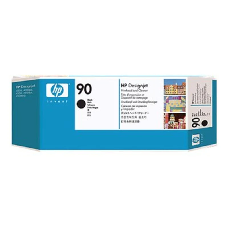HP Original NO.90 BLACK PRINTHEAD + CLEANER - Image 1