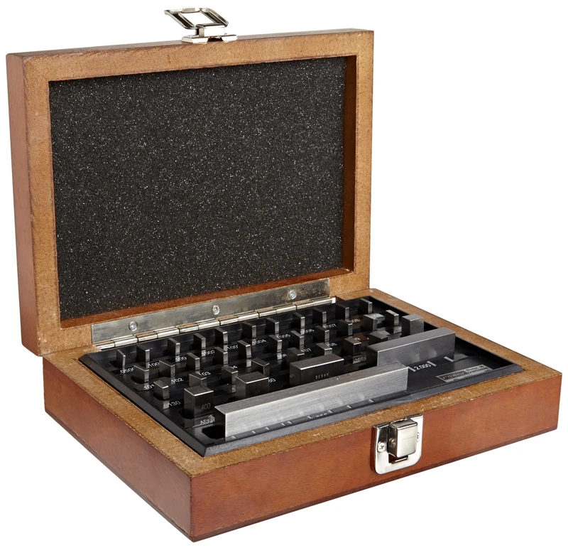 Fowler Shop-blox Steel Rectangular Economy Block Gauge, 36 Piece, 1