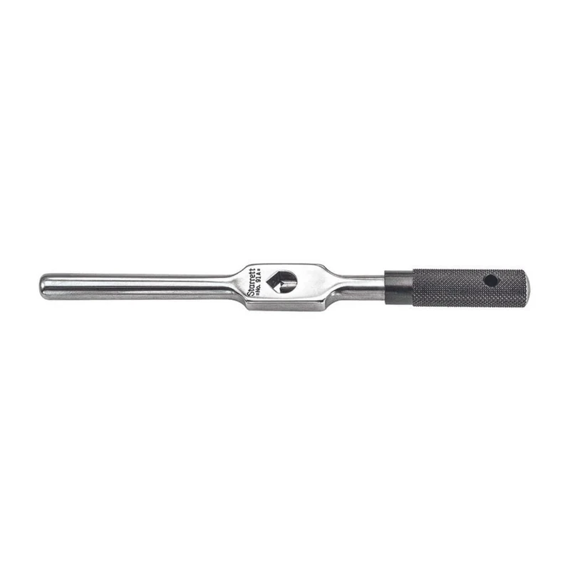 Starrett 91A Tap Wrench, 1/16" - 1/4" Tap Size, 3/32" - 5/32" Square Shank Diameter, 6" Body Length