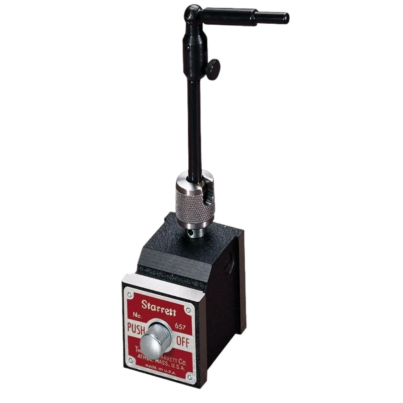 Starrett 657A Magnetic Base and Swivel Post Assembly for Magnetic Base Indicator Holder