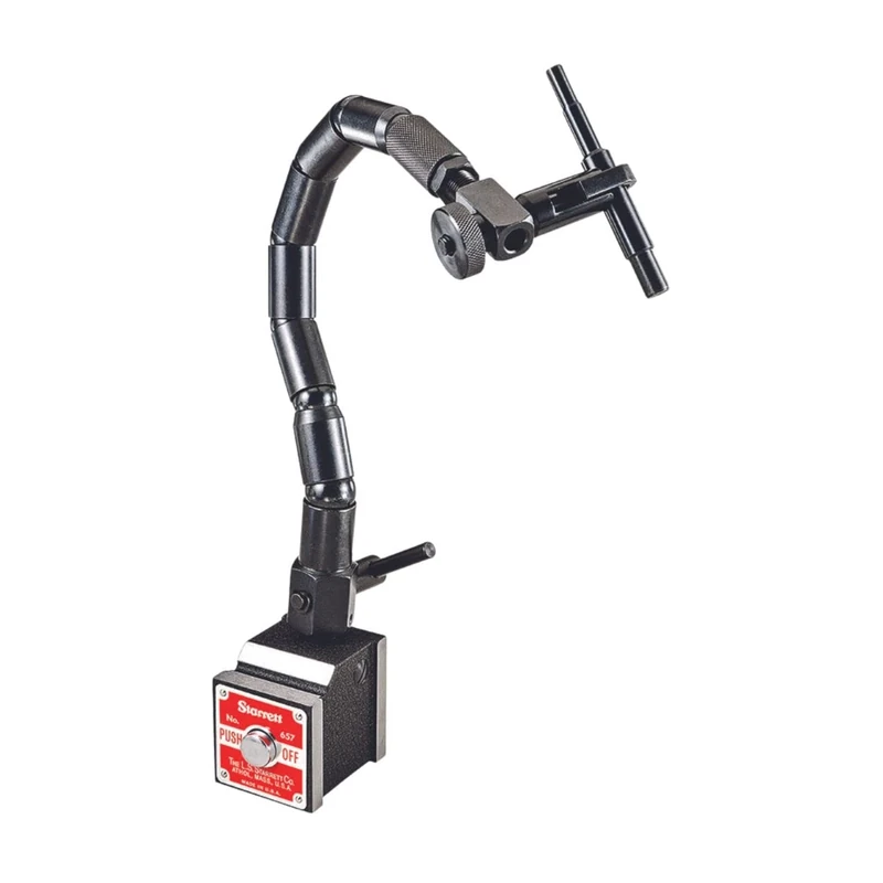 Starrett 657T Magnetic Base With Flex-O-Post Assembly