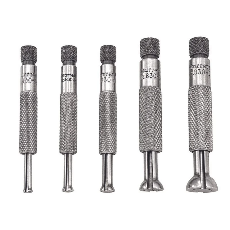 Starrett S830FZ Small Hole Gage, Set of 5, .125" to .500" (3.2mm to 12.7mm)