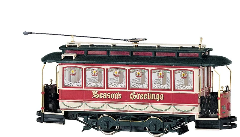 Bachmann On30 Spectrum Street Car, Christmas Trains