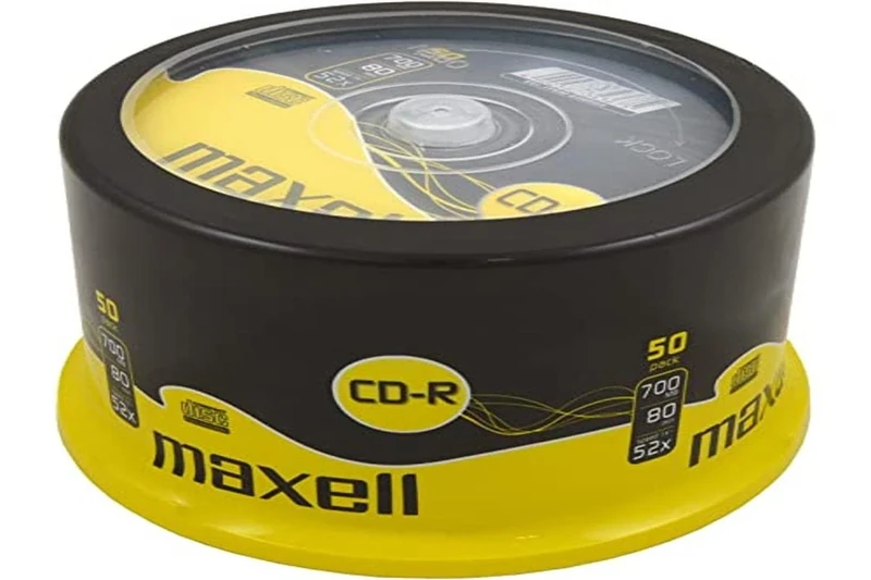 Maxell CD-R 52x Blank Discs 700MB Extra Protection (50 Disk Pack - Spindle)