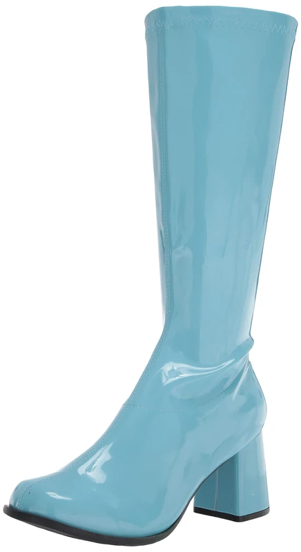 Ellie Shoes Women's Gogo Fashion Boot, Blue, 6 UK