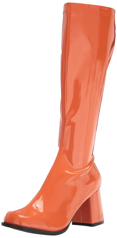 Ellie Shoes Women's Gogo-org-5 Fashion Boot, Orange, 3 UK