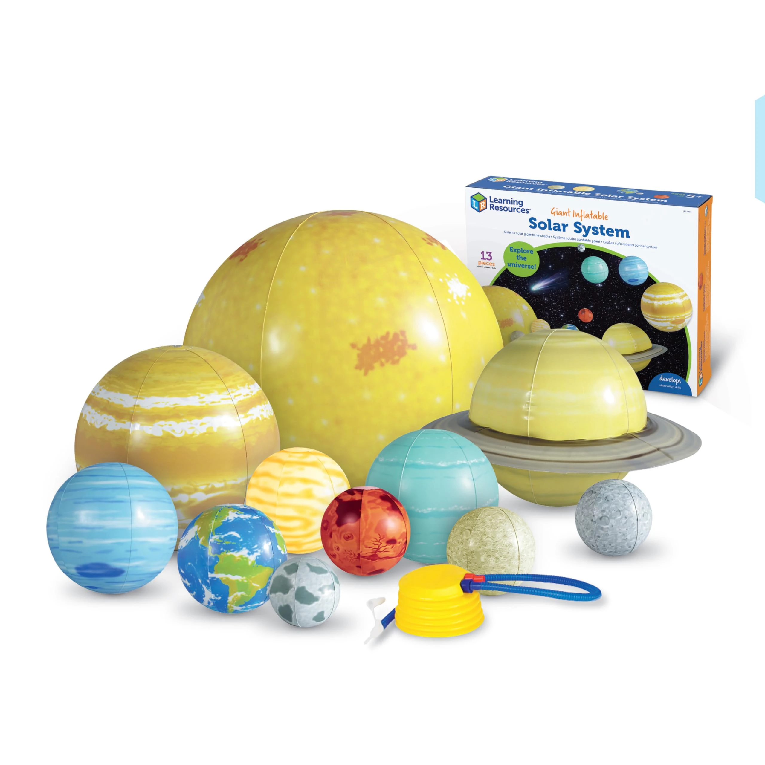 Learning Resources Inflatable Solar System Set for Kids 5+, Multicoloured
