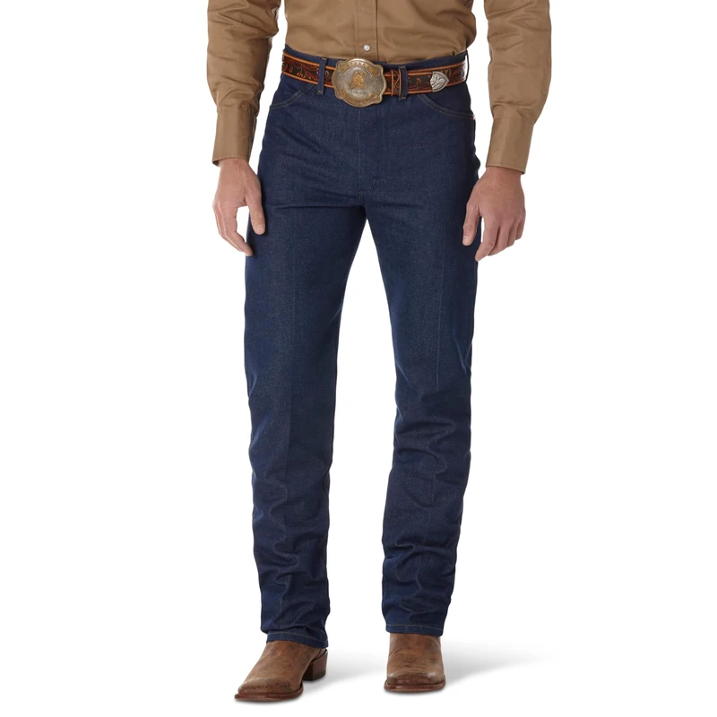 Wrangler Men's Original Fit Jean Jeans, Rigid Indigo, 38W / 34L - Image 1