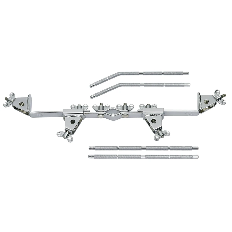 Meinl Percussion Multi Clamp Four - Multi Clamp for Stands - For Four Rods - Adjustable Length - Steel, Chrome Plated (MC-4)