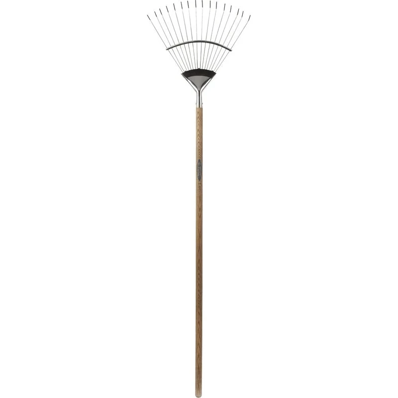 Spear & Jackson 4812FR Traditional Stainless Flexo Lawn Rake, silver