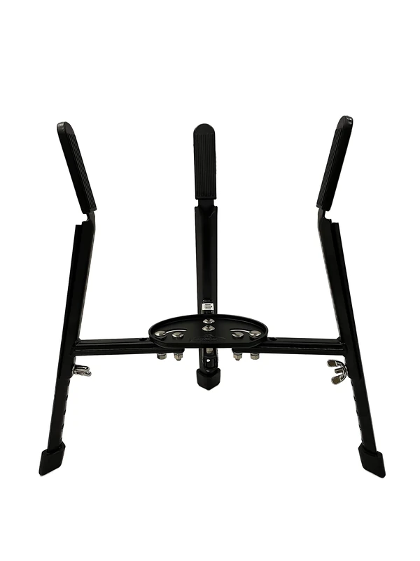 LP Latin Percussion Congaständer Matador Custom Korbständer, Stahl schwarz, zusammenklappbar, Höhe und Durchmesser verstellbar, vormontiert, M294