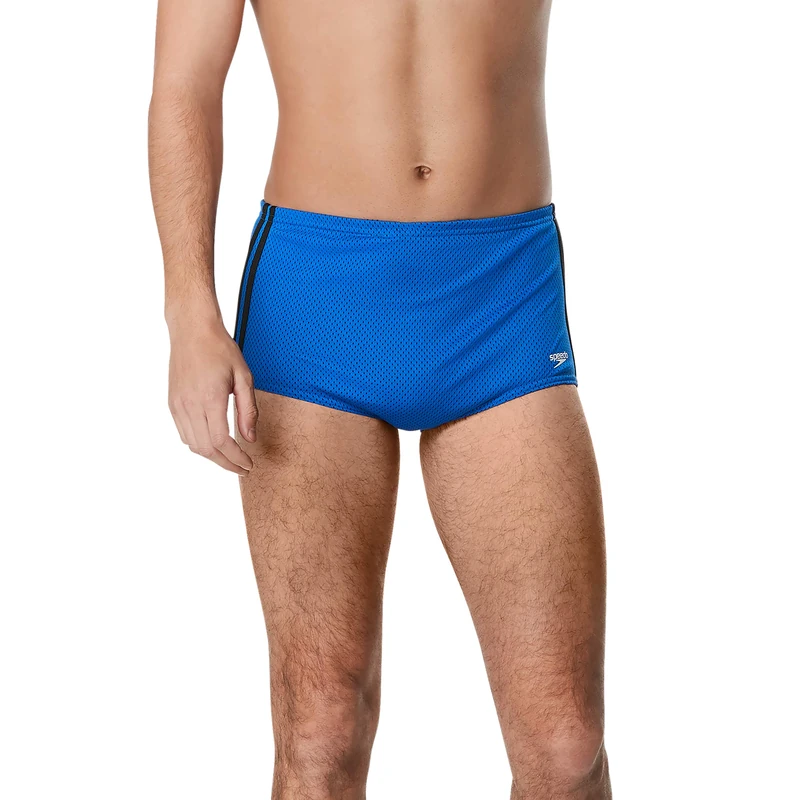Speedo Men's Swimsuit Square Leg Poly Mesh Training Suit