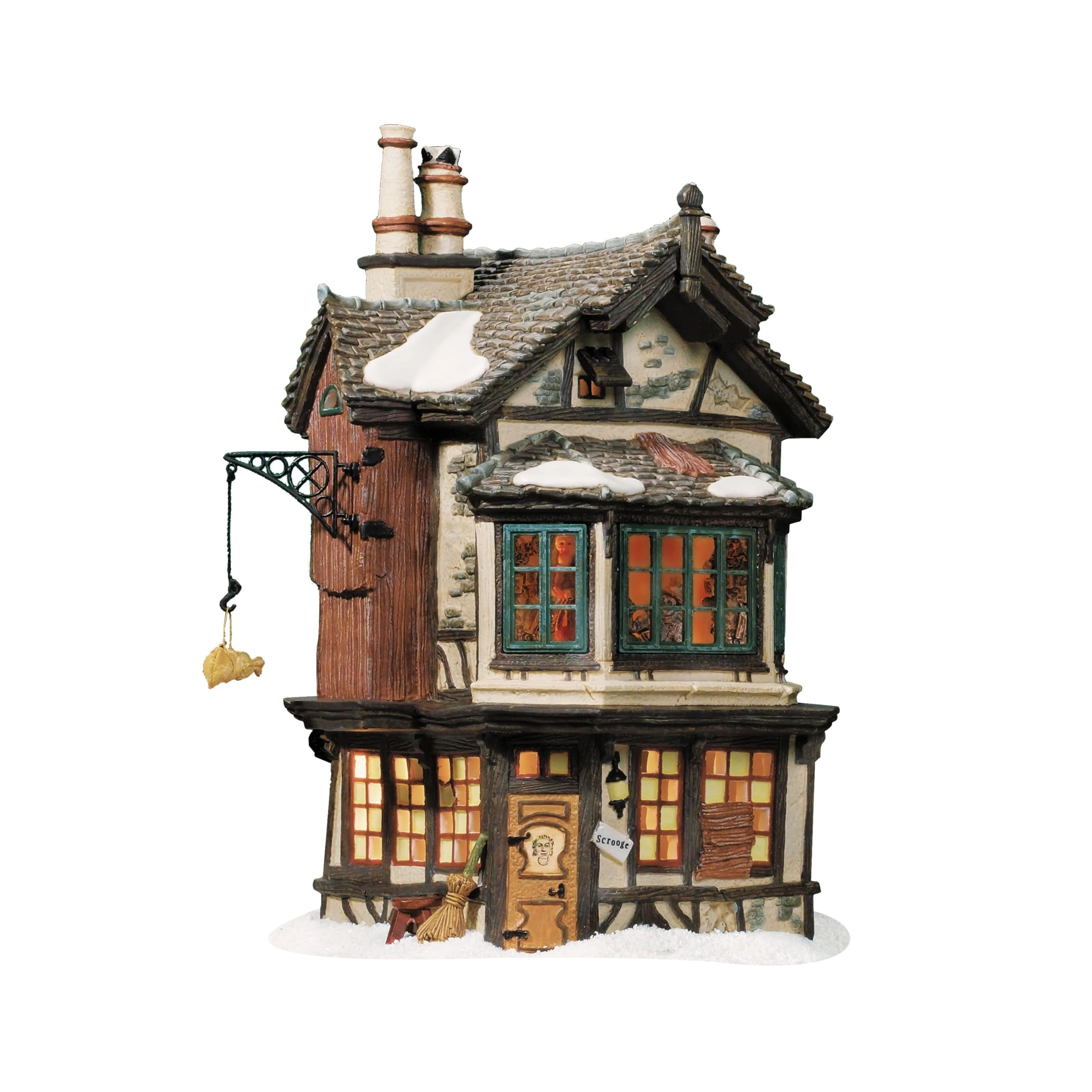 Department 56 Lit Building, Porcelain, Multicolor, 8.25