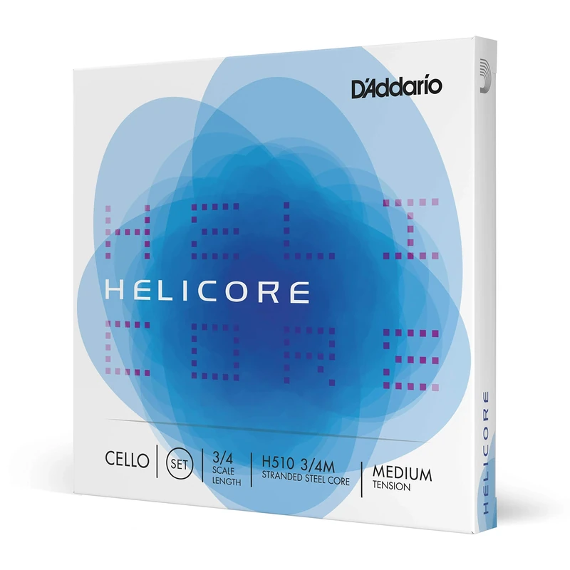 D'Addario Helicore 3/4 Scale Medium Tension Cello String Set