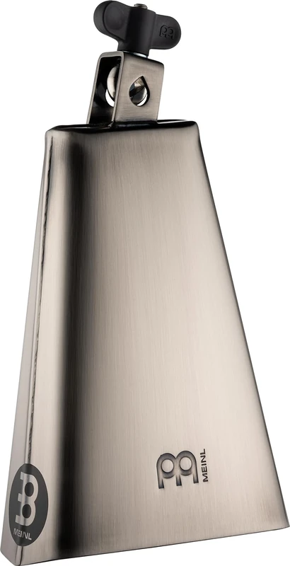 Meinl Percussion Chrome Timbales Cowbell - Very Large Idiophone - Length 8 Inches - Mountable - Big Mouth - Steel, Silver (STB80B)
