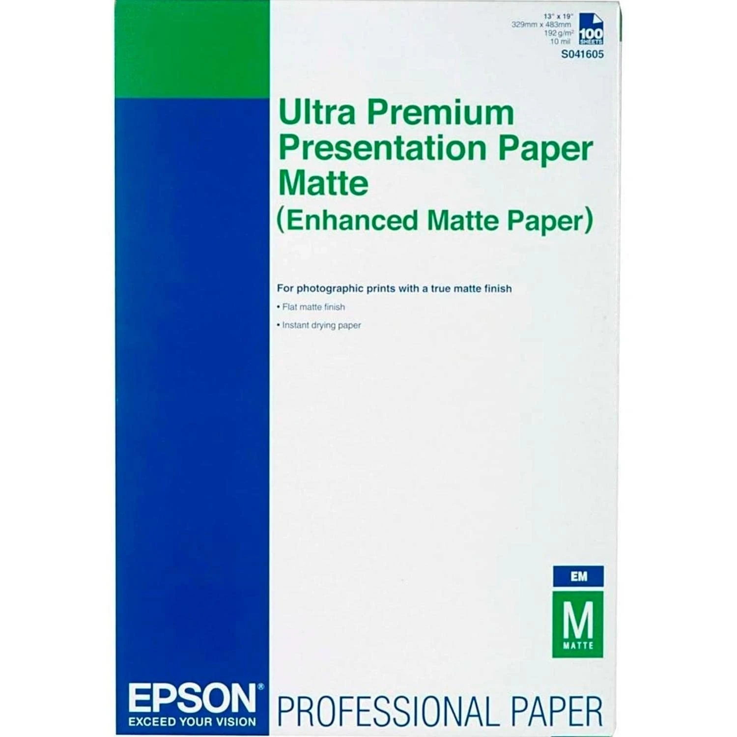 Epson Paper/Enhanced Matte Paper A3+, S041605
