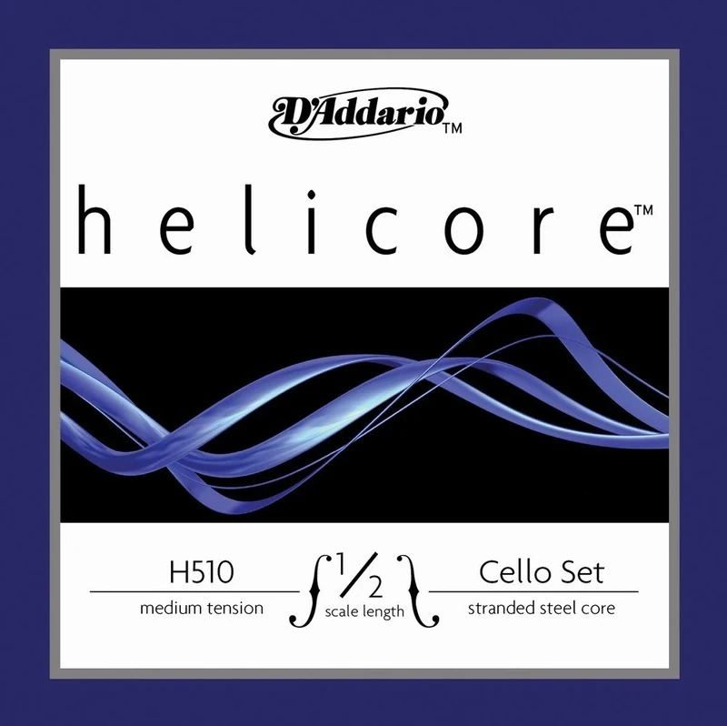 D'Addario Helicore 1/2 Scale Medium Tension Cello String Set