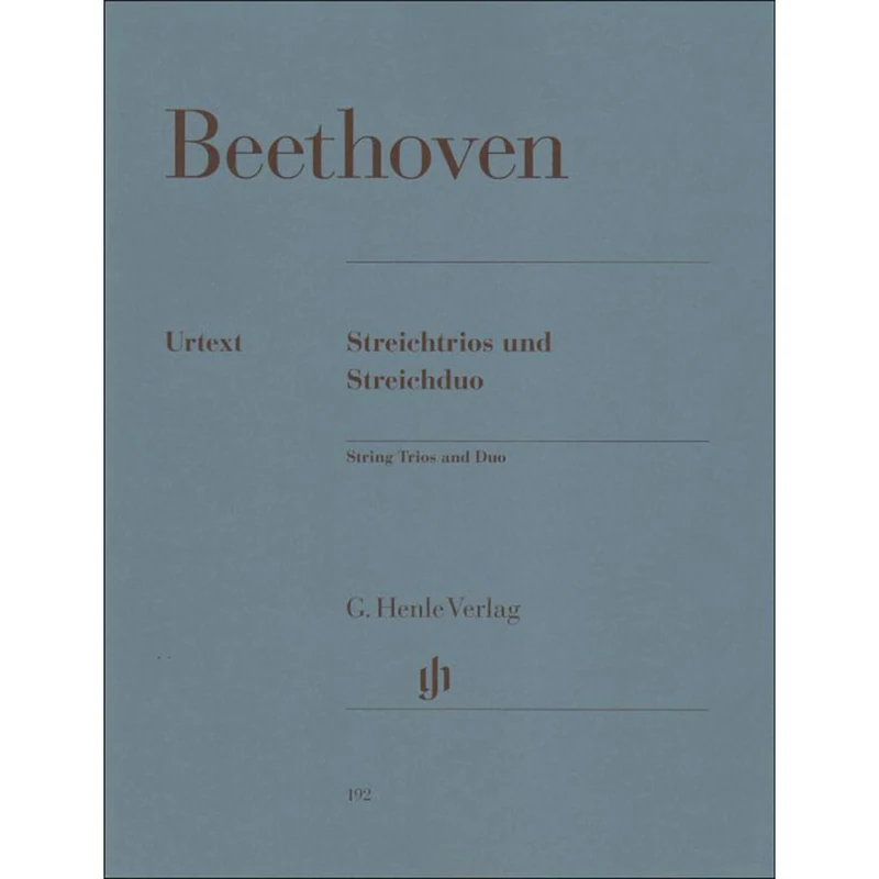 String Trios and String Duo op.3, 8 and 9 WoO 32 - strings - (HN 192)