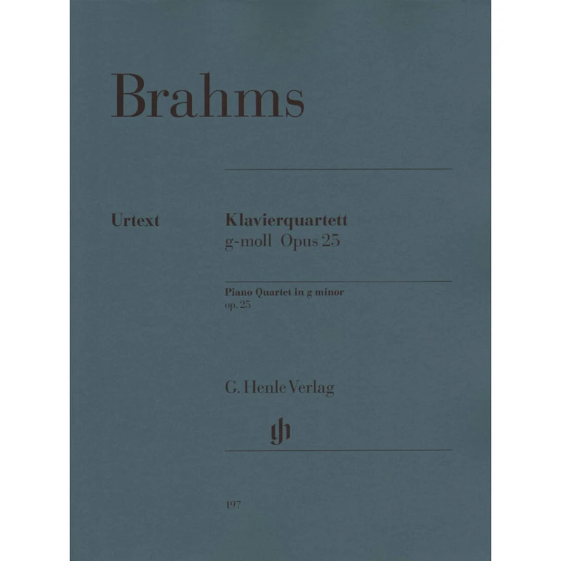 Piano Quartet g minor op. 25piano quartet