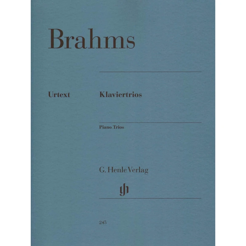 Brahms: Piano Trios - violin, cello and piano - Henle - (HN 245)
