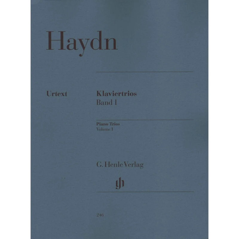 Haydn: Piano Trios Vol.1 - violin, cello and piano - Henle - (HN 246)