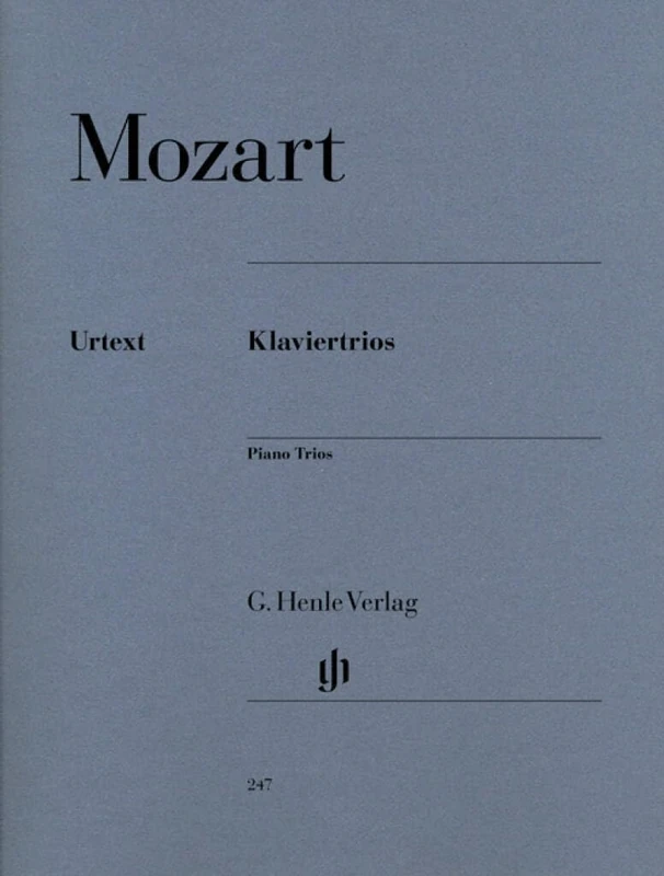 Mozart: Piano Trios - violin, cello and piano - Henle - (HN 247)