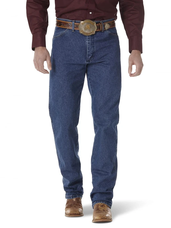 Wrangler Men’s 13MWZ Cowboy Cut Original Fit Jean, Stonewashed, 50W x 32L - Image 1