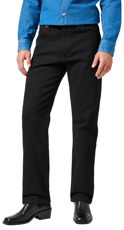 Wrangler Herren Jeans 13MWZ, Original Regular Bootcut Fit, Straight Leg, SHADOW BLACK, 29W / 30L