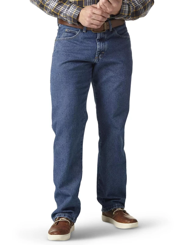 Wrangler Men's Relaxed Fit Jean, Antique Indigo, 44W x 34L