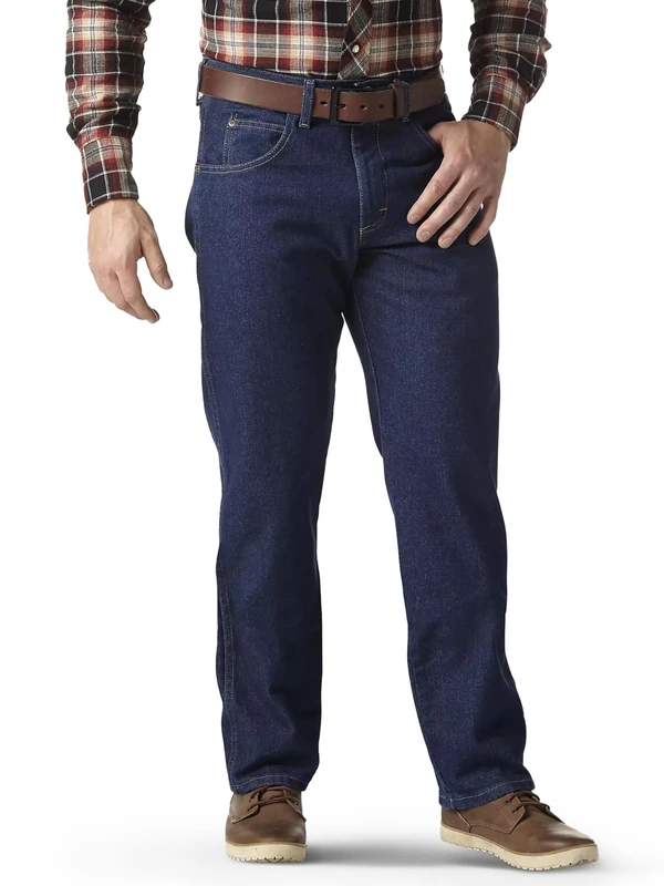 Wrangler Men's Relaxed Fit Jean, Vintage Indigo Denim, 32W / 32L