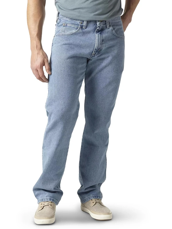 Wrangler Men's Large Robust wear Relaxed fit Jean Vintage Indigo, 52x32, Vintage Indigo, 52W / 32L